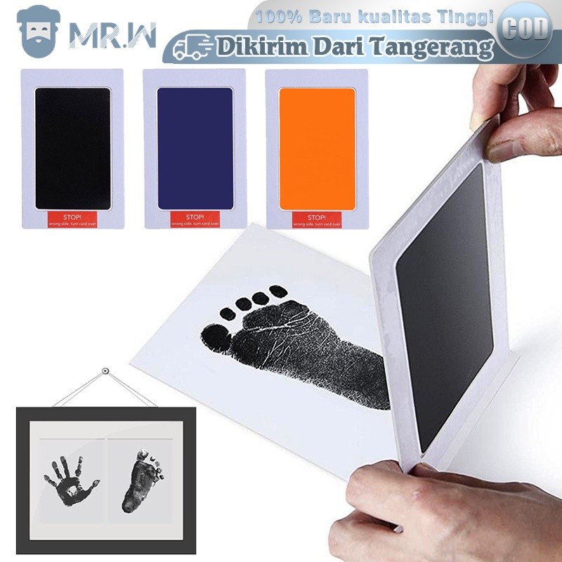 

Baby Handprint Footprint Ink Pad/Bantalan Tinta Cap Telapak Kaki Bayi untuk memperingati