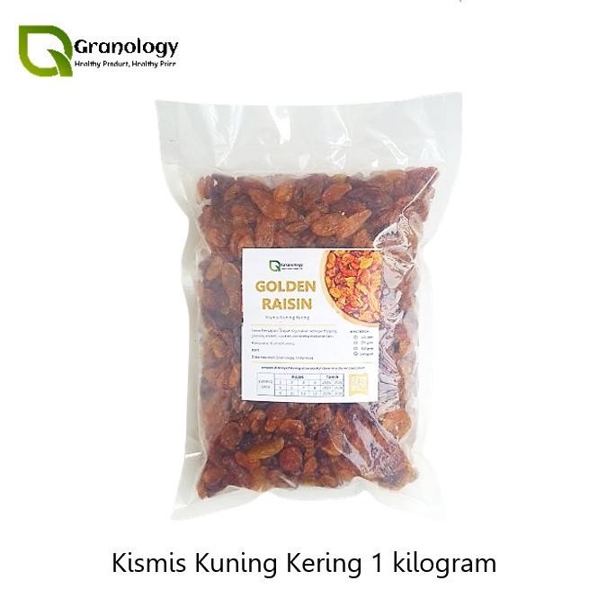 

NewZbgt- Kismis Kuning Kering / Golden Raisin (1 kilogram) by Granology