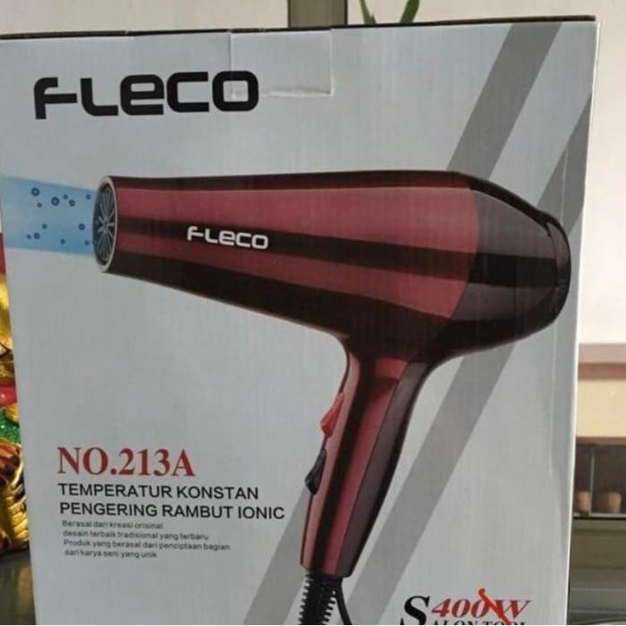 Hair Dryer Pengering Rambut Low Watt Fleco Hairdryer 400Watt