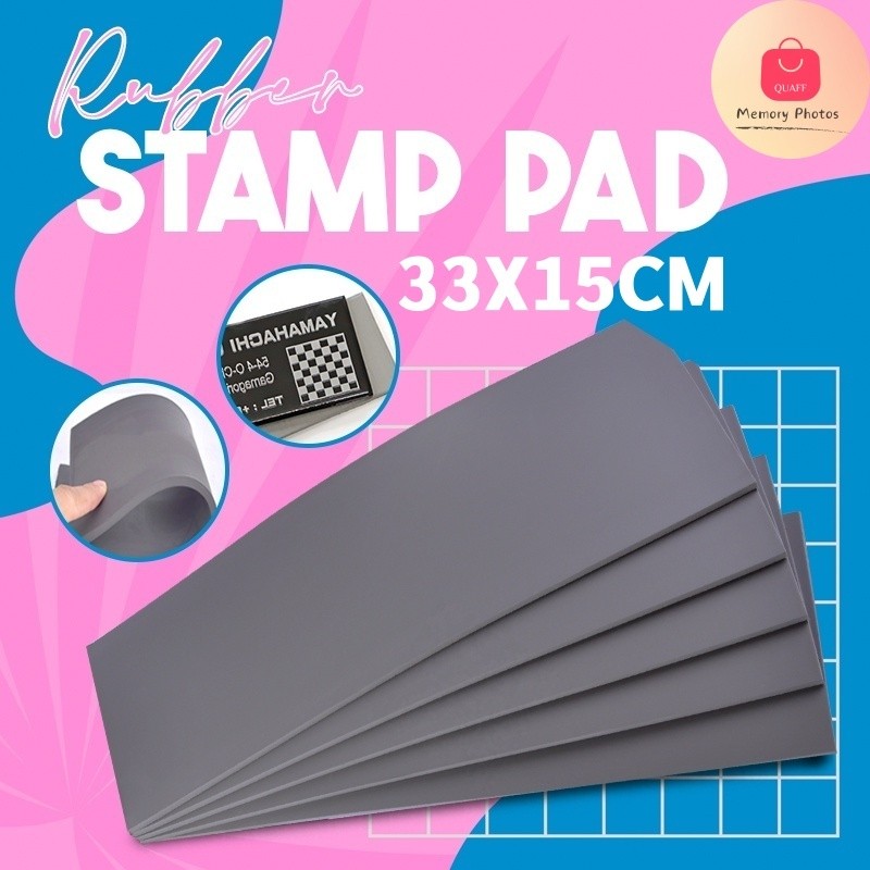 

QUAFF - Karet Stempel Flash Bantalan Stempel Karet 33*15*0.7cm