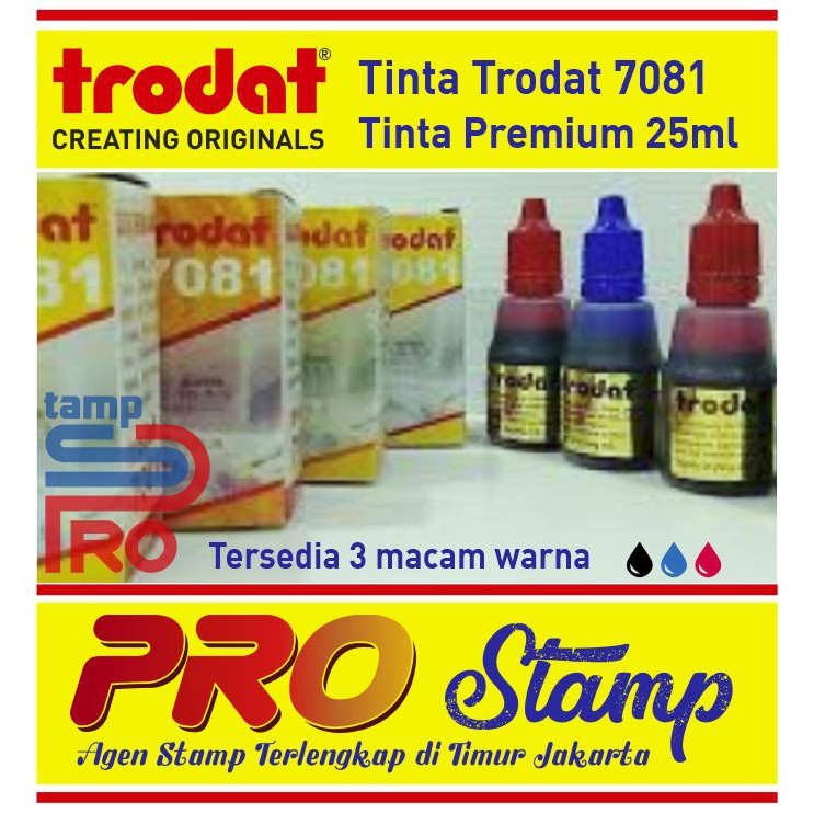 

Tinta Stempel Waterproof / Tinta Permanen / Tahan Air TRODAT 7081(25ml)
