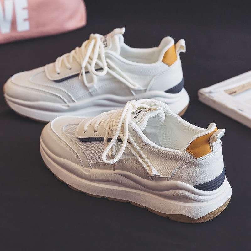 Bergaransi Sepatu Sneakers Wanita Putih Fashion Keren & Casual Style Model Korea Cocok Juga Untuk
