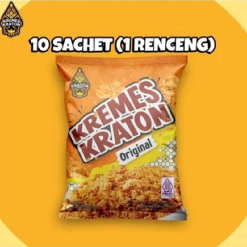 

Kremes Ayam by Kremes Kraton Sachet 1 Renceng isi 10 sachet