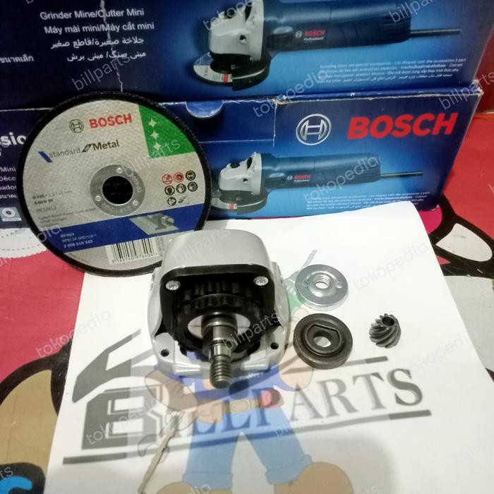 Bearing flange GWS 060 Bosch gerinda 5-100 set gear box kepala GWS060