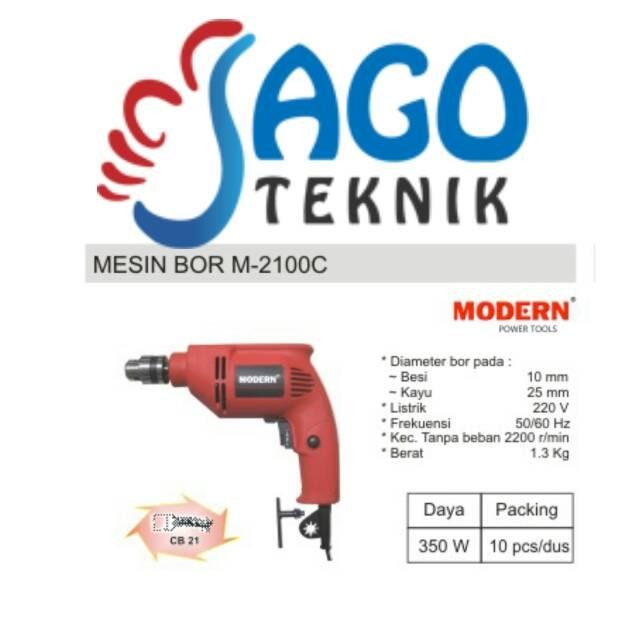 Mesin Bor Modern M 2100 C / M-2100C / M-2100 C