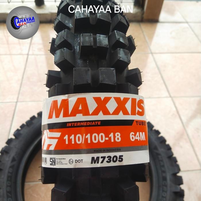 PREMIUM BAN LUAR MOTOR TRAIL CROSS, KLX,CRF,KTM, U 110/100-18 MAXXIS M7305 .