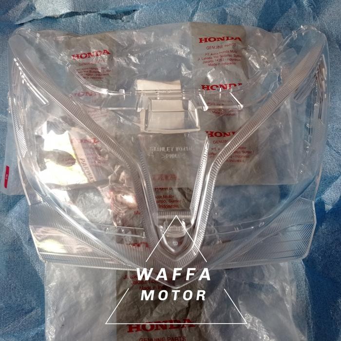 PREMIUM kaca mika lampu depan vario 125 fi old 2012-2014 ori stanley