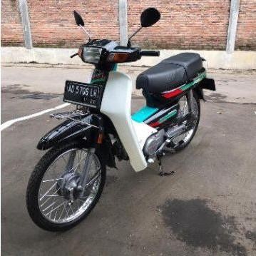 PREMIUM Sayap Depan Astrea Grand Sabit / Bulus Legenda Impressa Putih / Hitam Legshield Luar WIN