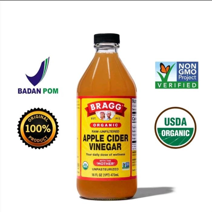 

cuka apel bragg 473ml / apel vinegar / cuka apel organic