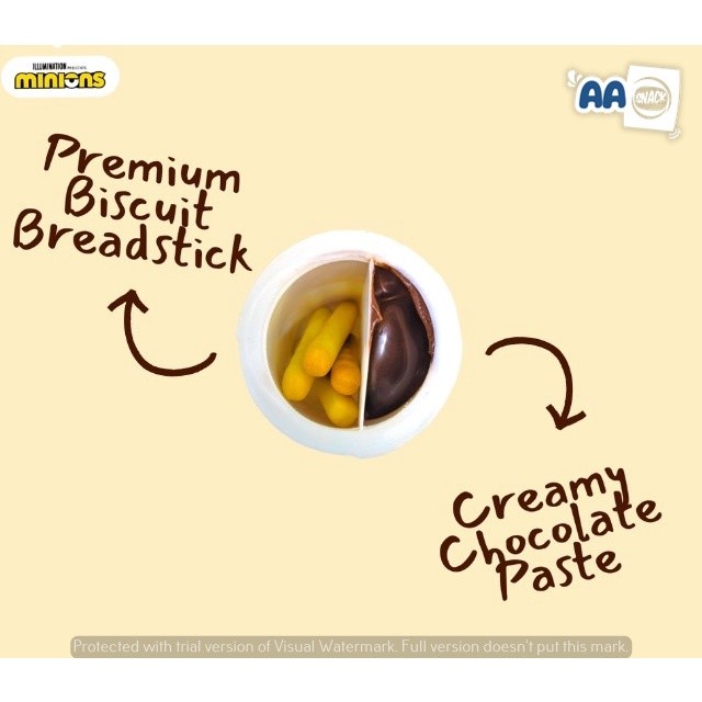 

Sajiandapur Bees Diip Minion Biskuit Colek Isi 12 X 8Gr