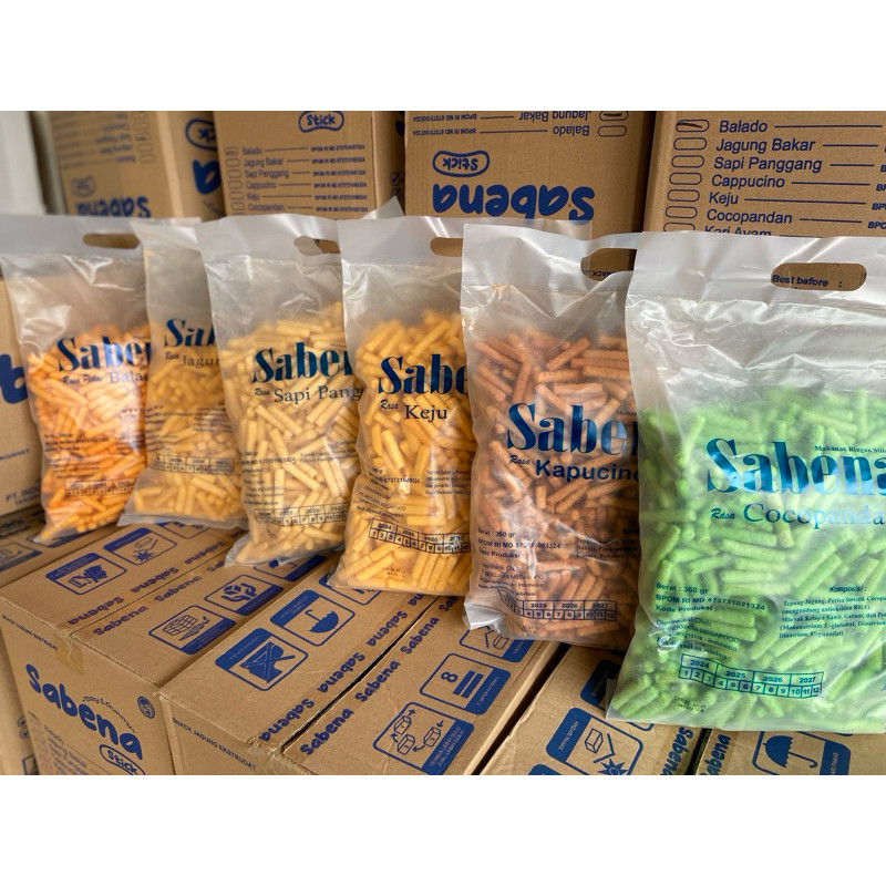 

Sajiandapur Snack Sabena 1 Dus Isi 5Pack Kemasan Jumbo
