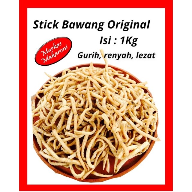 

Sajiandapur Stik Bawang Pedas Daun Jeruk 1Kg Bikin Ketagihan