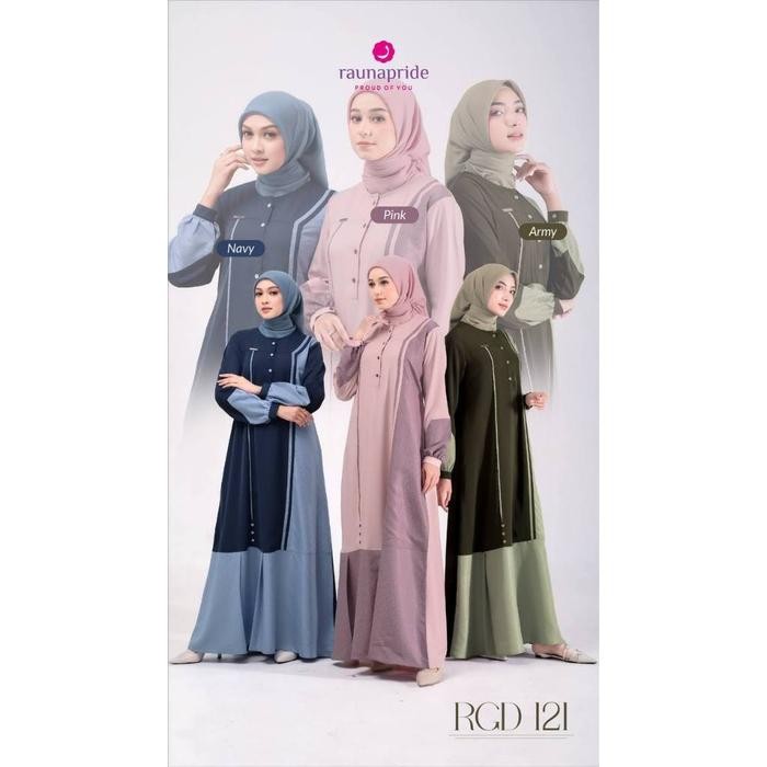 Layali- Raunapride Gamis Wanita Terbaru / RGD-121 / Fashion Muslim