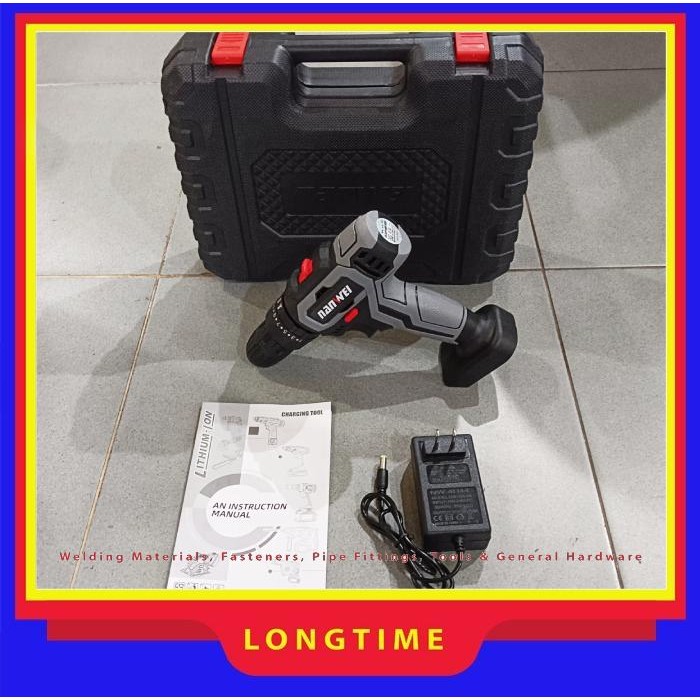 Mesin Bor Tembok Nanwei 42V Cordless Impact Drill Baterai Cordless bor