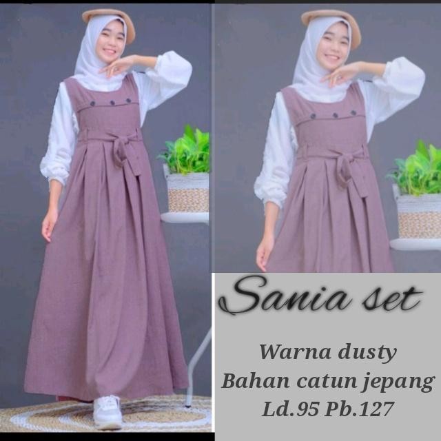 Mosya- Kirana Dress TeenGamis RemajaOverall Remaja Original Shofiya