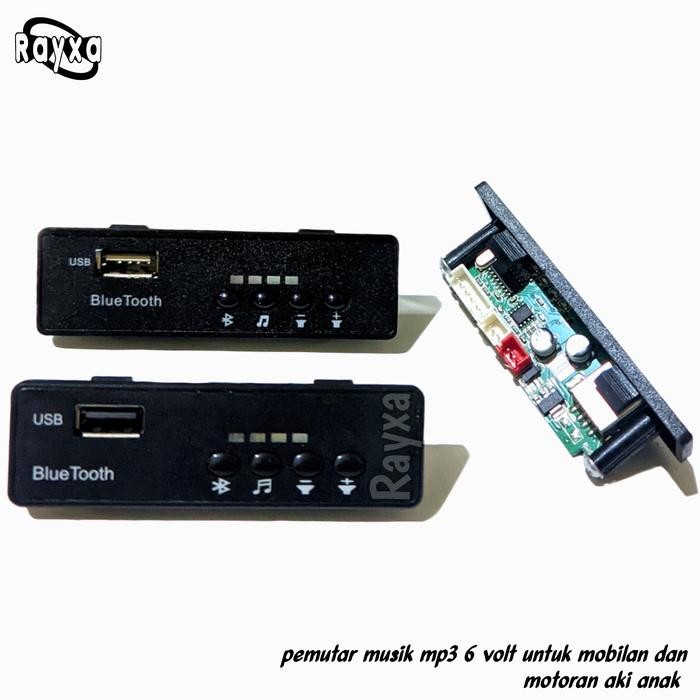 pemutar lagu mp3 6volt untuk mobil aki anak pmb dan motor aki anak