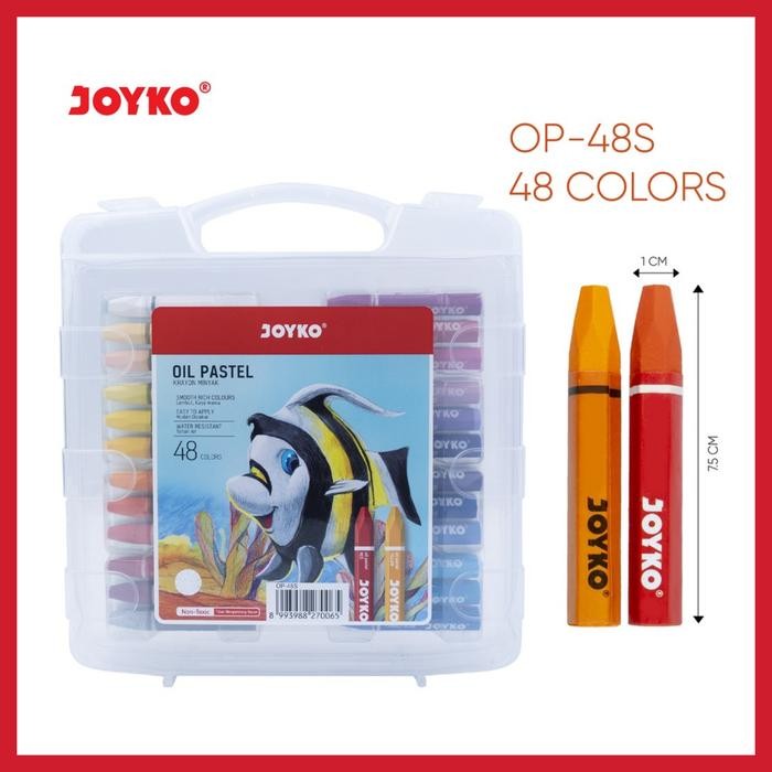 

KRAYON CRAYON OIL PASTEL JOYKO 48 WARNA