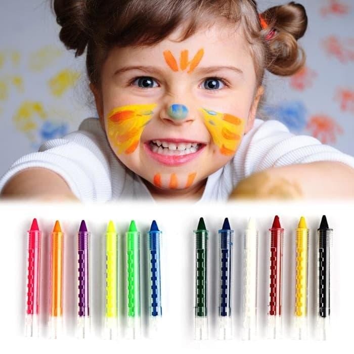 

Face Paint Stick - Crayon Lukis Wajah (6pcs)