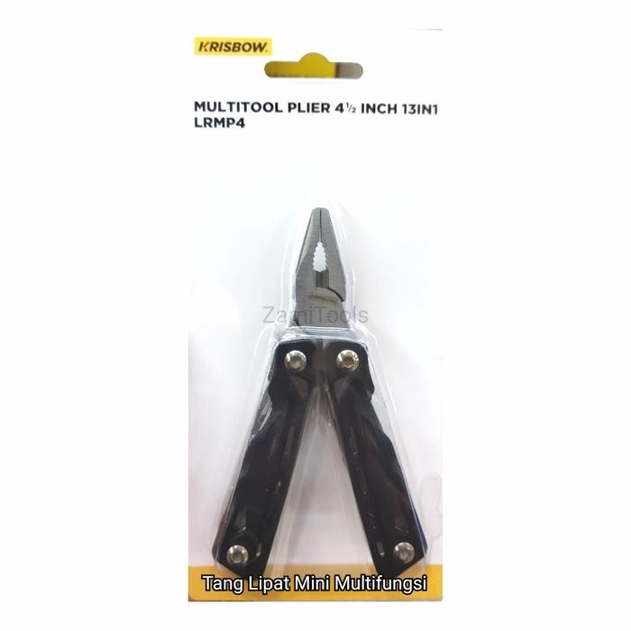 TANG LIPAT MINI MULTIFUNGSI 13 IN 1 BLACK KRISBOW