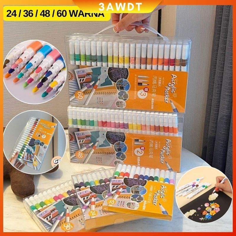 

Penjual LokalSpidol Acrylic Pen Akrilik Marker Warna Cepat Kering Tahan Air Menggambar Kreativitas