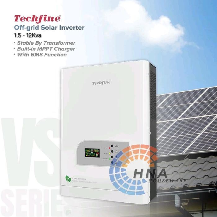 Techfine Inverter Hybrid Trafo Low Frequency 1.5Kva 3Kva 3.8Kva 5Kva 6.3Kva 10Kva 12Kva 12V 24V 48V