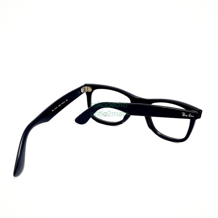 Paling Murah Frame Kacamata Rayban Wayfarer Original Rb5121F 2000 50-22-150 Asian F