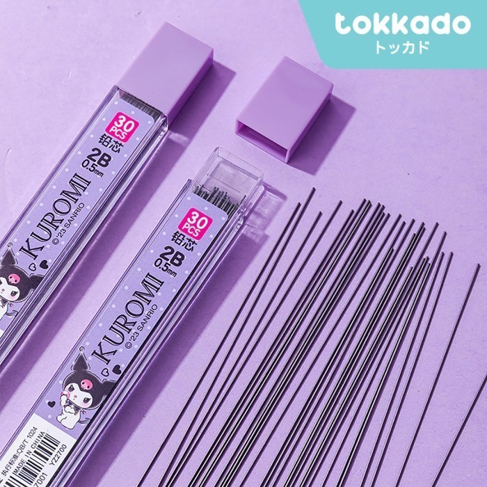

UM1 TOKKADO Sanrio Isi Pensil Mekanik Cetek 0.5 mm 2B Orinal Mechanical Pencil Refill Unik Lucu