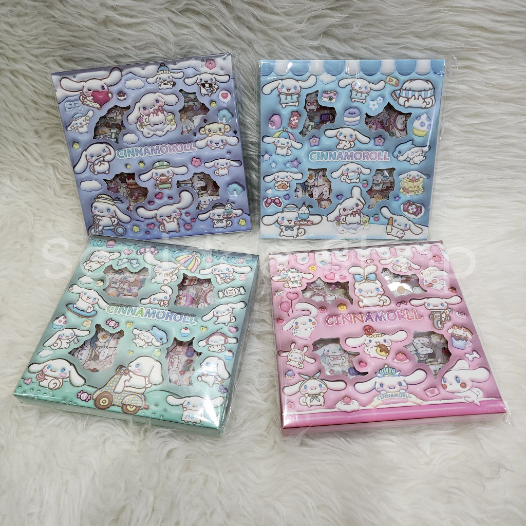 

UM1 (SS) SANRIO Stiker Character Box Cinamoroll MyMelody Kuromi per box 100pcs