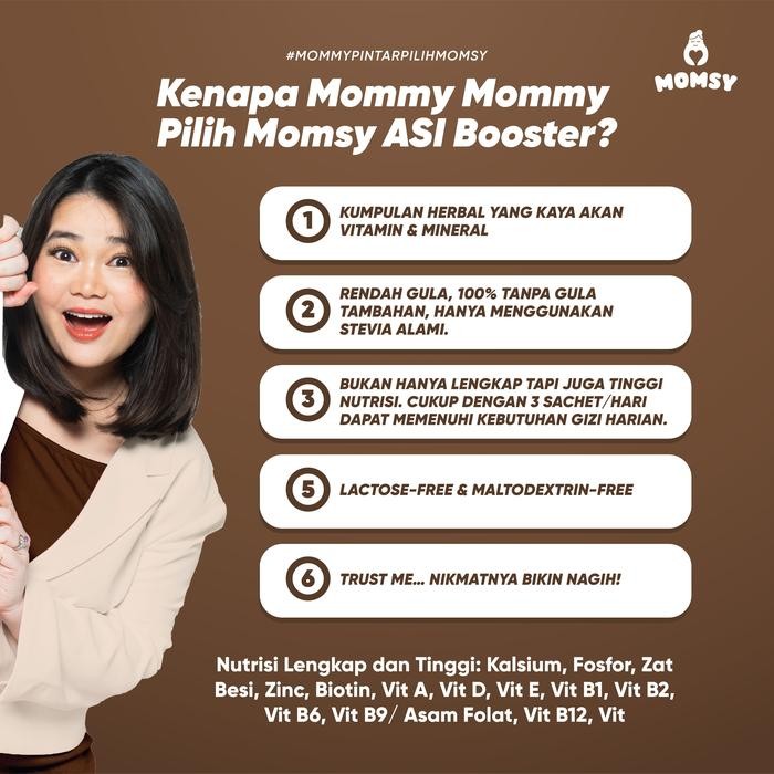 

[dch] - ALMOND MIX Cokelat MOMSY 20 Sachet BPOM HALAL Natural Almond Kedelai Katuk Kelor Bumil Busui