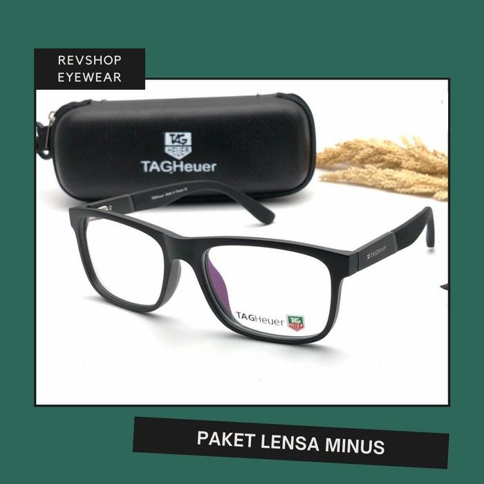 Gercep Frame Kacamata Minus Fashion Tag Heuer 7631