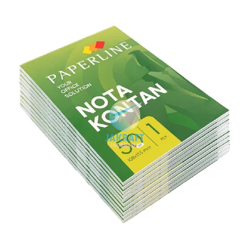 

UM1 (10 Pcs) GROSIR Buku Nota Kontan PAPERK1 Kecil 1 Ply HVS Putih Murah Terbaik PPL-NK-K1-TK PACK