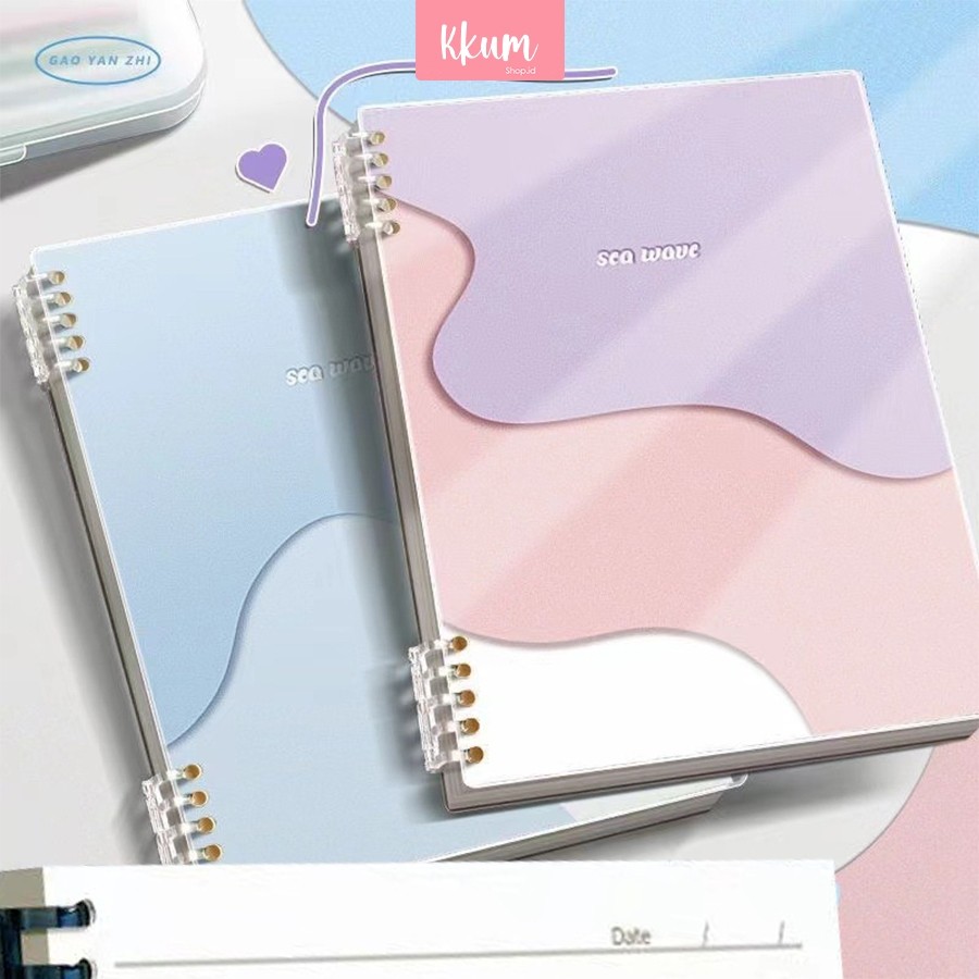 

UM1 Buku Catatan B5 Buku Tulis Sekolah Lucu Ring Notebook Aesthetic Lose Leaf Binder