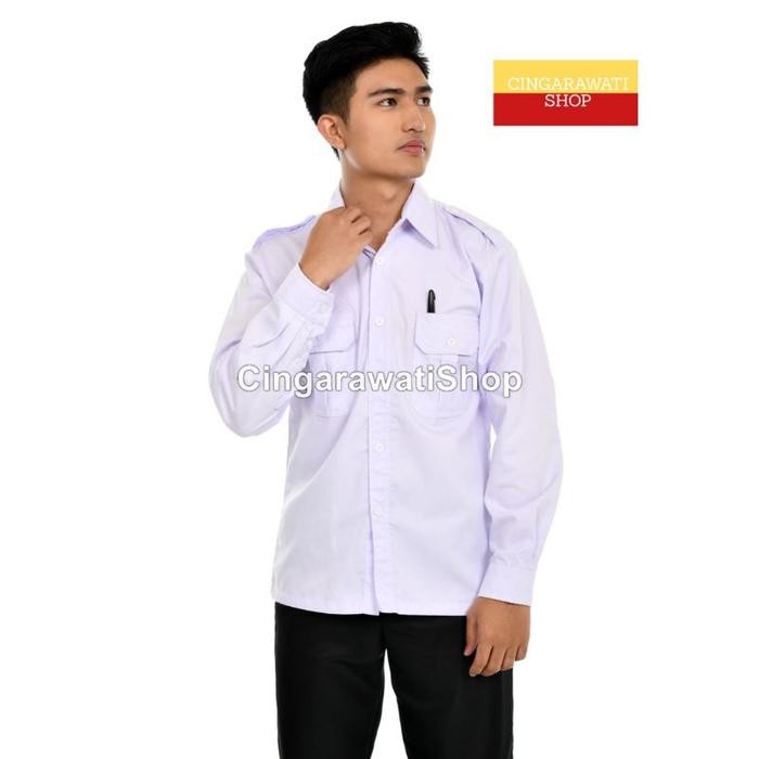 New Kemeja Pdl Putih Lengan Panjang Lengan Pendek Baju Pdh Putih Pemda Kemeja Pns Putih Atasan Pemda