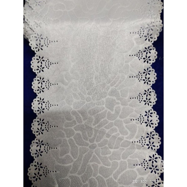 Renda kain renda putih renda lebar renda bordir
