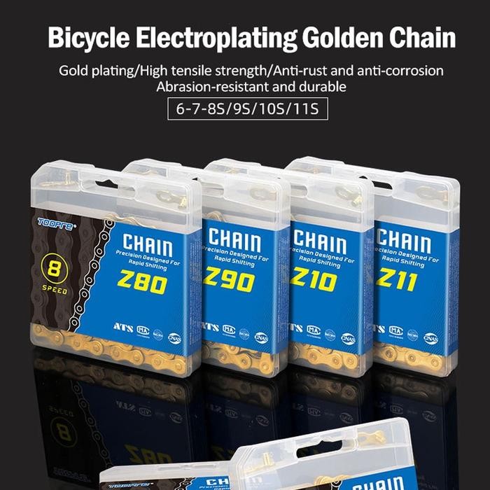 Toopre Rantai Sepeda Lipat Mtb Roadbike Fixie Speed 1 Sampai 12 Speed