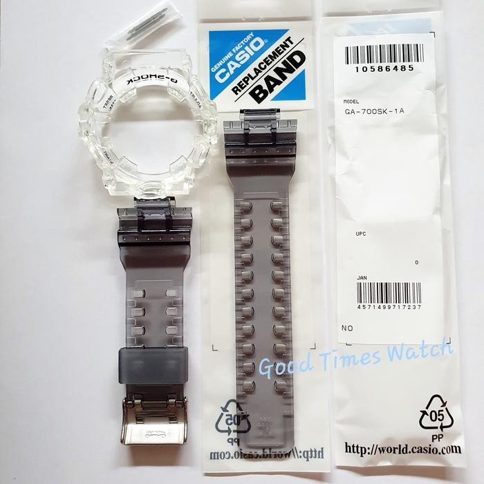 Spesial Paket Strap Bezel G-Shock Ga-700Sk-1A Ga 700Sk Ga 700 Casio Original