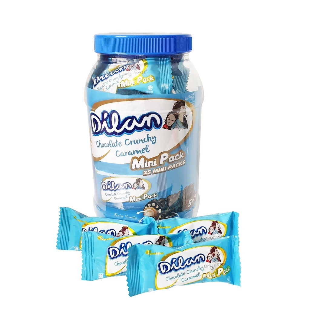 

Dapur Joglo { Kemasan Toples } Dilan Chocolate Crunchy Caramel Isi 25Pcs