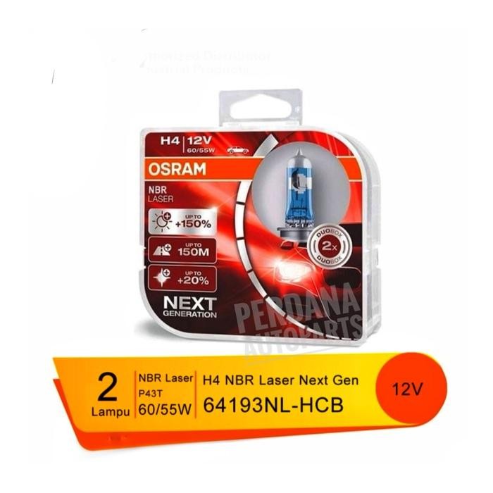 Lampu Mobil Osram H4 Nightbreaker Laser Original