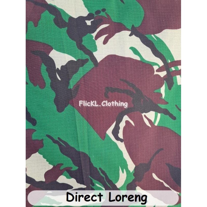 Ready Bahan Kain Direct Loreng Ripstop Trdr Malvinas Standar Seragam Tni Original