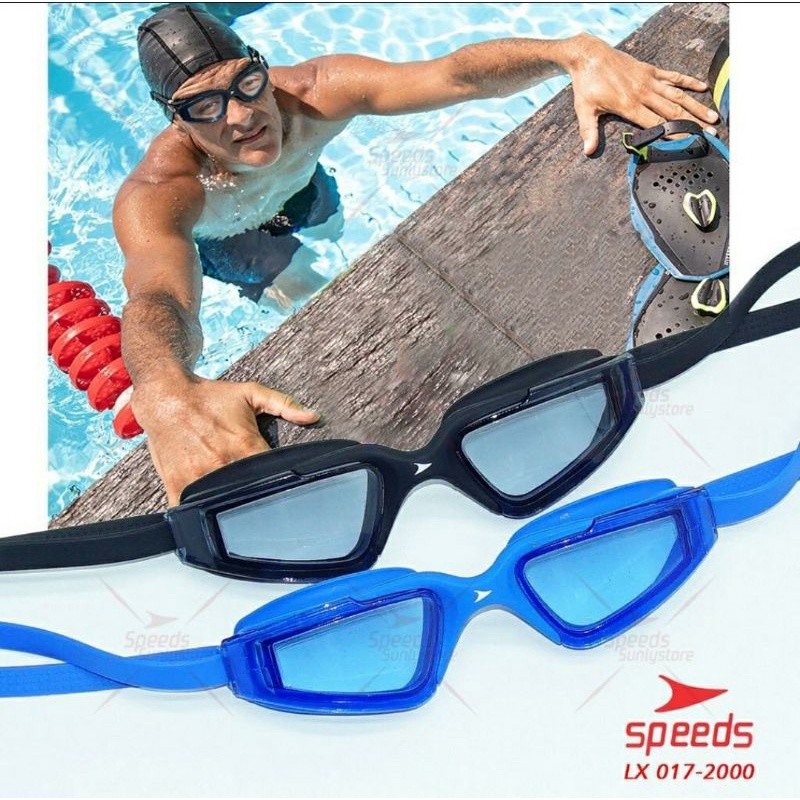 SPEEDS 2000 Kacamata Renang Dewasa Anti UV&Fog LX017-2000