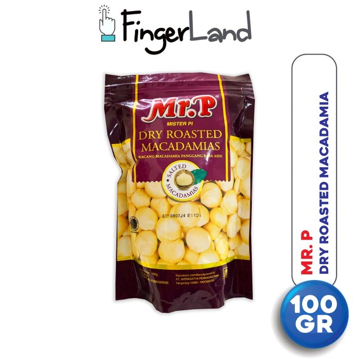 

EatFr3sh- MR. P Dry Roasted Macadamias 100 gram Kacang Macadamia Panggang