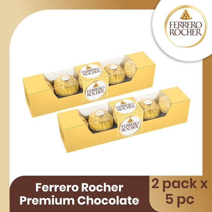 

EatFr3sh- Ferrero Rocher Premium Chocolate Isi 5pcs - TWINPACK