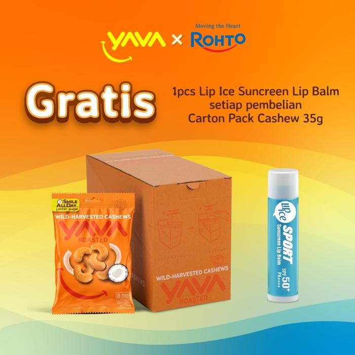 

EatFr3sh- YAVA Carton Pack Cashew Roasted ( 10 x 35g )