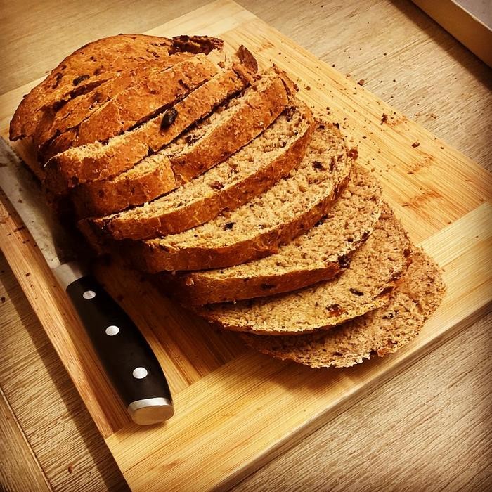 

EatFr3sh- WHOLEMEAL RAISIN/ roti raisin tanpa telur dan gula