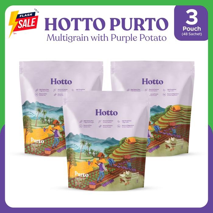 

EatFr3sh- FLASH SALE!!! Hotto Purto 3 Pouch (48 Sachet)