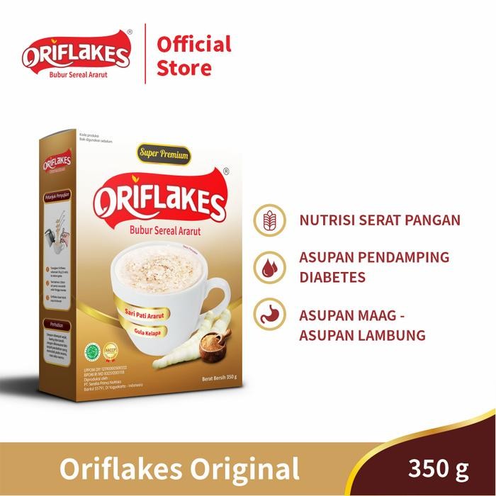 

EatFr3sh- Oriflakes bubur sereal solusi maag asam lambung 350 grm-gula kelapa