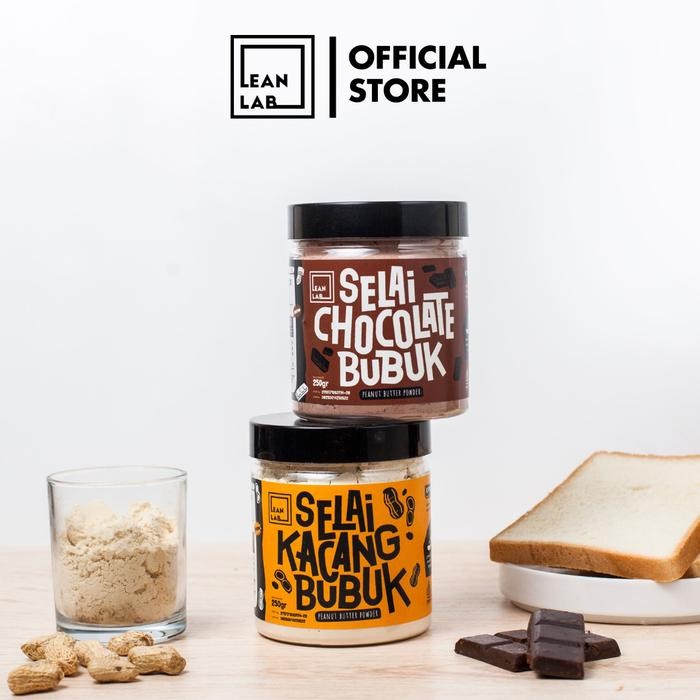 

EatFr3sh- Lean Lab Selai Kacang Starter Pack (250gr x2) Peanut Butter Powder