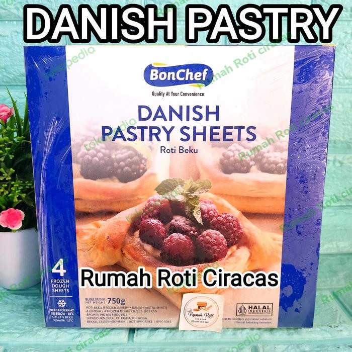 

EatFr3sh- BONCHEF DANISH PASTRY SHEET CROISSANT UNBAKE KULIT RAGI BON CHEF PCK