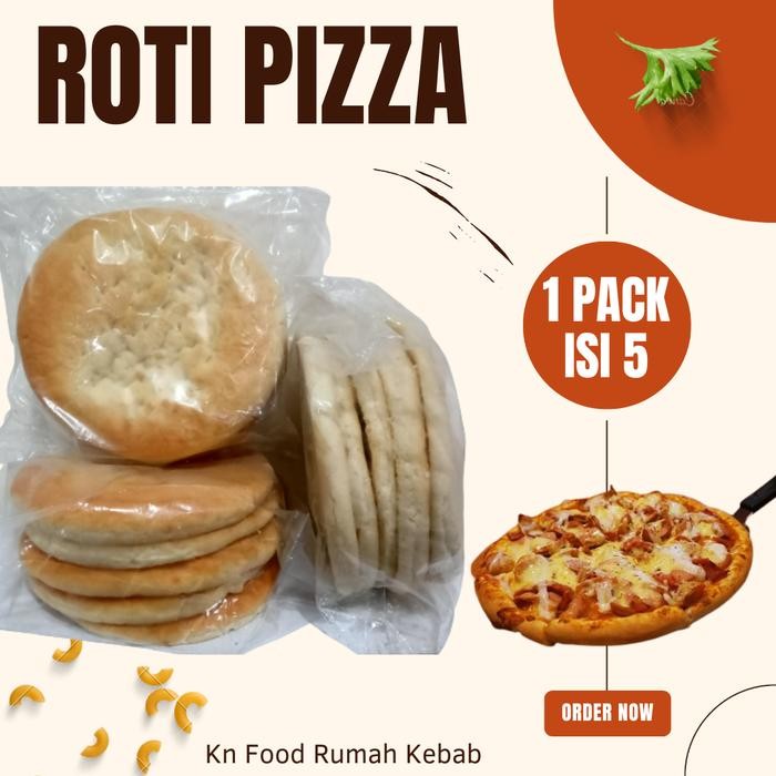

EatFr3sh- 10 Pack 50 Pcs Roti Pizza Dough Kulit Pizza Only Delivery For Gojek