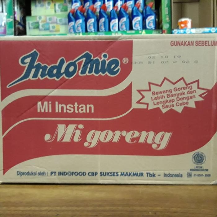 

EatFr3sh- Indomie goreng mie instan 1 dus isi 40 pcs @85 gram 92.000